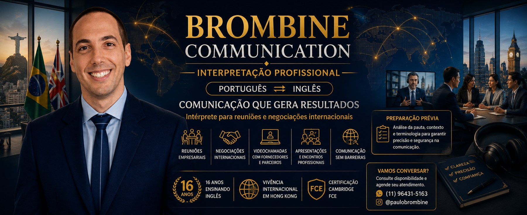 Brombine Communication — interpretação profissional Português e Inglês